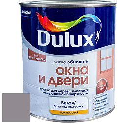 Краска DULUX LUXIUM ОКНА И ДВЕРИ полуматовая краска цвет 90RB 28/044 