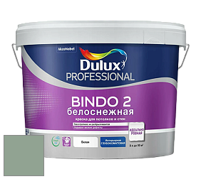 Краска DULUX LUXIUM BINDO 2 глубокоматовая краска цвет 79GY 36/106 Fern Forest
