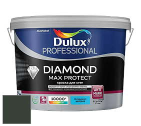 Краска DULUX LUXIUM DIAMOND MAX PROTECT матовая краска цвет 50GY 06/077 Black Swan