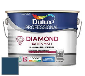 Краска DULUX LUXIUM DIAMOND EXTRA MATT глубокоматовая краска цвет 22BB 08/161 Indigo Nights