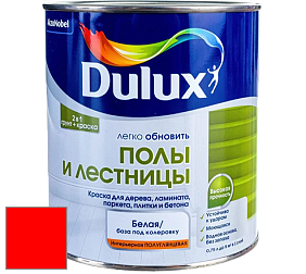 Краска DULUX LUXIUM ПОЛЫ И ЛЕСТНИЦЫ полуглянцевая краска цвет RAL 3026 