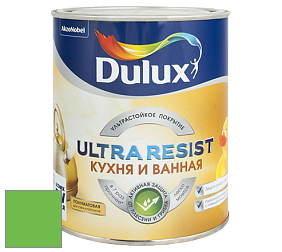 Краска DULUX LUXIUM ULTRA RESIST КУХНЯ И ВАННАЯ полуматовая ультрастойкая краска цвет NCS S 0575-G20Y 