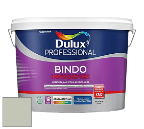 Краска DULUX LUXIUM BINDO НЕГОРЮЧАЯ 9л глубокоматовая краска цвет 10GY 56/073 