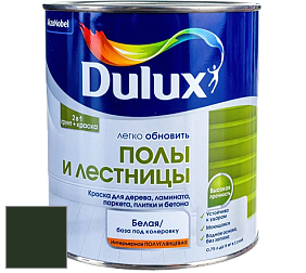 Краска DULUX LUXIUM ПОЛЫ И ЛЕСТНИЦЫ полуглянцевая краска цвет RAL 6007 