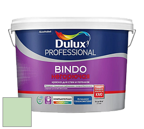 Краска DULUX LUXIUM BINDO НЕГОРЮЧАЯ 9л глубокоматовая краска цвет 50GY 70/192 Tranquil Green