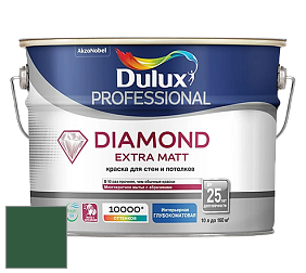 Краска DULUX LUXIUM DIAMOND EXTRA MATT глубокоматовая краска цвет NCS S 5540-G10Y 