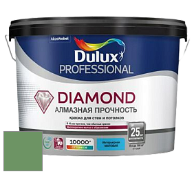 Краска DULUX LUXIUM DIAMOND MATT матовая краска цвет 57GY 28/292 Massive Green
