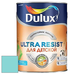 Краска DULUX LUXIUM ULTRA RESIST ДЛЯ ДЕТСКОЙ ультрастойкая матовая краска цвет 92GG 59/245 Flourish Green