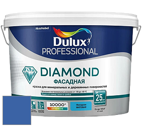 Краска DULUX LUXIUM DIAMOND ФАСАДНАЯ матовая краска цвет 62BB 12/390 