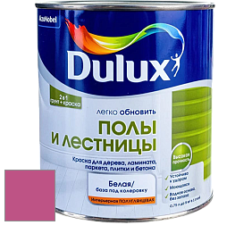 Краска DULUX LUXIUM ПОЛЫ И ЛЕСТНИЦЫ полуглянцевая краска цвет 31RR 21/462 Zingy Pink