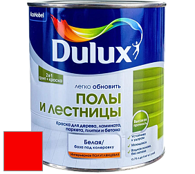Краска DULUX LUXIUM ПОЛЫ И ЛЕСТНИЦЫ полуглянцевая краска цвет RAL 3024 