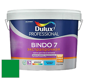Краска DULUX LUXIUM BINDO 7 Экстрапрочная матовая краска цвет RAL 6037 