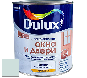 Краска DULUX LUXIUM ОКНА И ДВЕРИ полуматовая краска цвет 90GG 73/062 Sea urchin 5