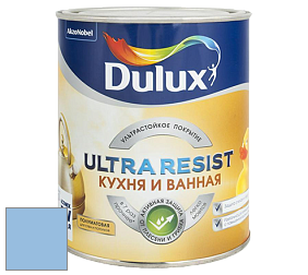 Краска DULUX LUXIUM ULTRA RESIST КУХНЯ И ВАННАЯ полуматовая ультрастойкая краска цвет 09BB 51/218 