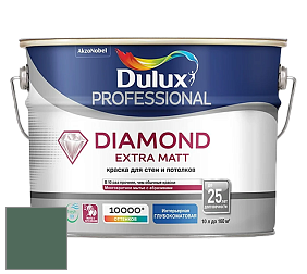 Краска DULUX LUXIUM DIAMOND EXTRA MATT глубокоматовая краска цвет NCS S 6020-G 