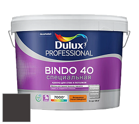 Краска DULUX LUXIUM BINDO 40 Специальная полуглянцевая краска цвет RAL 8019 