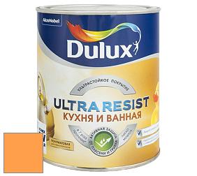 Краска DULUX LUXIUM ULTRA RESIST КУХНЯ И ВАННАЯ полуматовая ультрастойкая краска цвет NCS S 0570-Y30R 