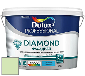 Краска DULUX LUXIUM DIAMOND ФАСАДНАЯ матовая краска цвет 30GY 75/251 Mint Truffle
