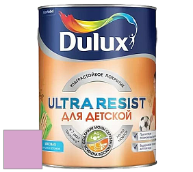 Краска DULUX LUXIUM ULTRA RESIST ДЛЯ ДЕТСКОЙ ультрастойкая матовая краска цвет 86RB 47/274 Tea Rose Garden