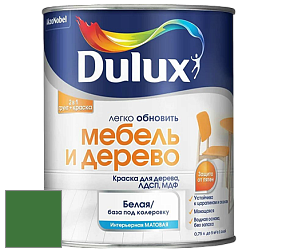 Краска DULUX LUXIUM МЕБЕЛЬ И ДЕРЕВО матовая краска цвет RAL 6010 