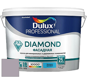 Краска DULUX LUXIUM DIAMOND ФАСАДНАЯ матовая краска цвет NCS S 3010-R40B 