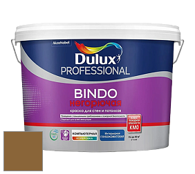 Краска DULUX LUXIUM BINDO НЕГОРЮЧАЯ 9л глубокоматовая краска цвет NCS S 5040-Y10R 