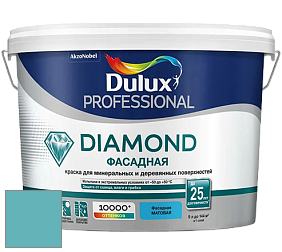 Краска DULUX LUXIUM DIAMOND ФАСАДНАЯ матовая краска цвет 10BG 39/244 Vista Marine
