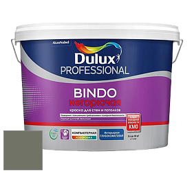 Краска DULUX LUXIUM BINDO НЕГОРЮЧАЯ 9л глубокоматовая краска цвет 08GY 19/067 Calming Grey