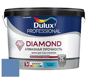 Краска DULUX LUXIUM DIAMOND MATT матовая краска цвет NCS S 3040-R80B 
