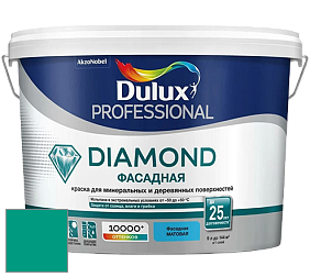 Краска DULUX LUXIUM DIAMOND ФАСАДНАЯ матовая краска цвет NCS S 2555-B80G 