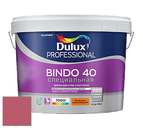 Краска DULUX LUXIUM BINDO 40 Специальная полуглянцевая краска цвет 90RR 21/418 Red stallion 4