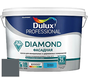 Краска DULUX LUXIUM DIAMOND ФАСАДНАЯ матовая краска цвет NCS S 7005-B 