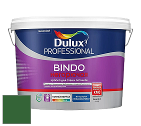 Краска DULUX LUXIUM BINDO НЕГОРЮЧАЯ 9л глубокоматовая краска цвет 70GY 11/300 Wreath of Green
