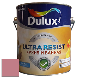 Краска DULUX LUXIUM ULTRA RESIST КУХНЯ И ВАННАЯ матовая ультрастойкая краска цвет 90RR 30/285 