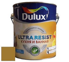 Краска DULUX LUXIUM ULTRA RESIST КУХНЯ И ВАННАЯ матовая ультрастойкая краска цвет 30YY 21/438 Old Bronze