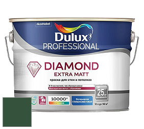 Краска DULUX LUXIUM DIAMOND EXTRA MATT глубокоматовая краска цвет NCS S 6530-G10Y 