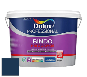 Краска DULUX LUXIUM BINDO НЕГОРЮЧАЯ 9л глубокоматовая краска цвет 50BB 06/163 Elegant Ocean