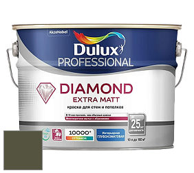 Краска DULUX LUXIUM DIAMOND EXTRA MATT глубокоматовая краска цвет NCS S 7020-G50Y 