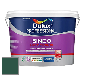 Краска DULUX LUXIUM BINDO НЕГОРЮЧАЯ 9л глубокоматовая краска цвет RAL 6028 