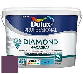 Краска DULUX LUXIUM DIAMOND ФАСАДНАЯ матовая краска цвет NCS S 5040-R40B 