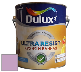 Краска DULUX LUXIUM ULTRA RESIST КУХНЯ И ВАННАЯ матовая ультрастойкая краска цвет 90RB 45/196 Damson dream 6