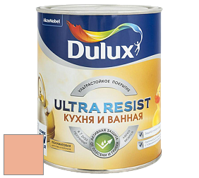 Краска DULUX LUXIUM ULTRA RESIST КУХНЯ И ВАННАЯ полуматовая ультрастойкая краска цвет NCS S 1030-Y60R 