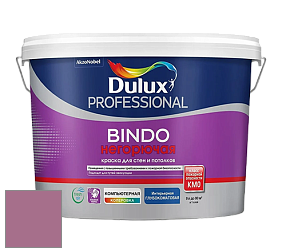 Краска DULUX LUXIUM BINDO НЕГОРЮЧАЯ 9л глубокоматовая краска цвет NCS S 3040-R30B 