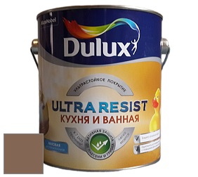Краска DULUX LUXIUM ULTRA RESIST КУХНЯ И ВАННАЯ матовая ультрастойкая краска цвет 80YR 16/193 Expresso delight 1