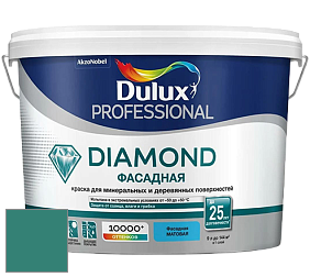 Краска DULUX LUXIUM DIAMOND ФАСАДНАЯ матовая краска цвет NCS S 4040-B70G 