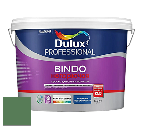 Краска DULUX LUXIUM BINDO НЕГОРЮЧАЯ 9л глубокоматовая краска цвет 70GY 19/233 