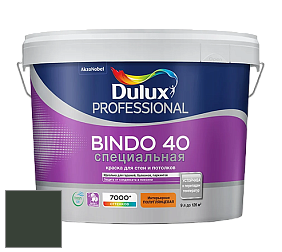Краска DULUX LUXIUM BINDO 40 Специальная полуглянцевая краска цвет 50GY 06/077 Black Swan
