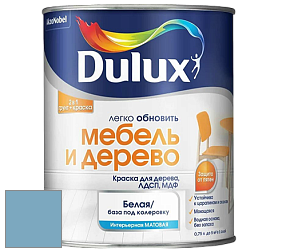 Краска DULUX LUXIUM МЕБЕЛЬ И ДЕРЕВО матовая краска цвет 90BG 38/185 Barton Blue