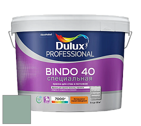 Краска DULUX LUXIUM BINDO 40 Специальная полуглянцевая краска цвет 17GG 40/107 Dusky Eucalyptus
