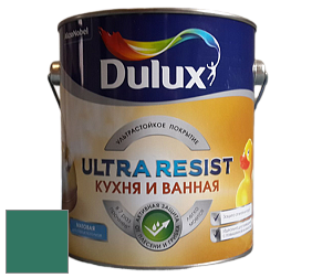 Краска DULUX LUXIUM ULTRA RESIST КУХНЯ И ВАННАЯ матовая ультрастойкая краска цвет RAL 6000 